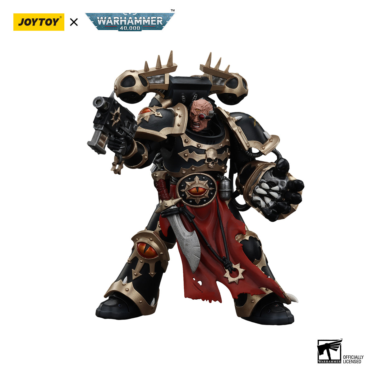 [IN STOCK]JOYTOY Warhammer 40K Action Figure 1/18 Chaos Space Marines Black Legion Chosen with Bolt Pistol and Power Fist