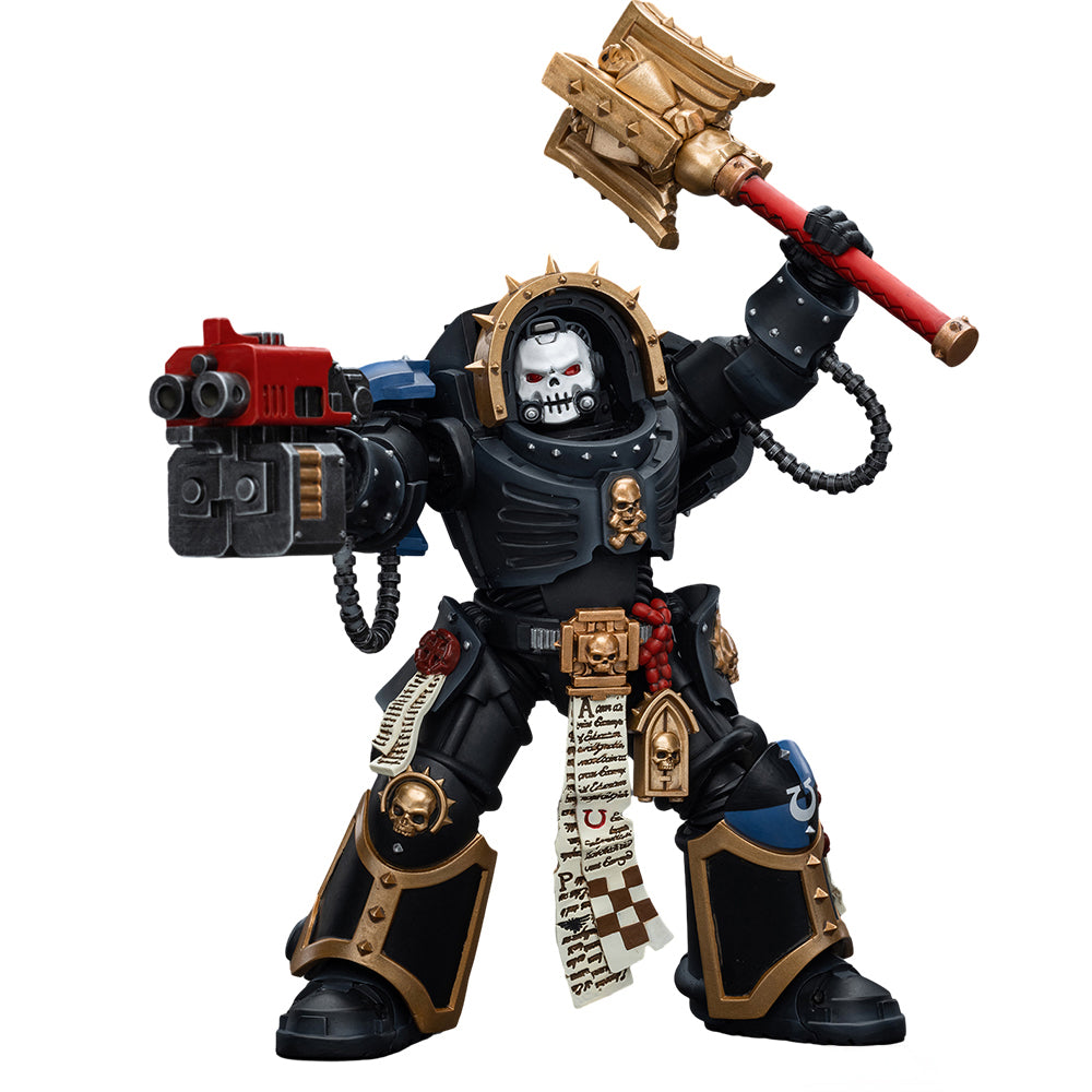 [IN STOCK] JOYTOY Warhammer 40K 1/18 Action Figure Ultramarines Titus-Collectors Edition Calgar Anime Military Model Toys Gifts