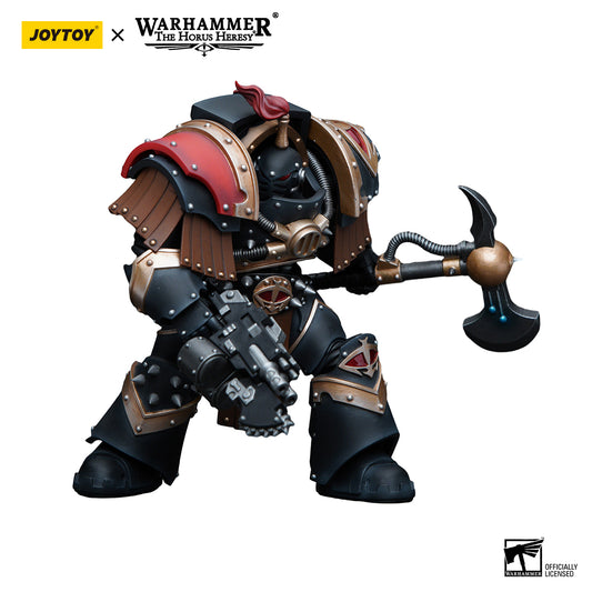 JOYTOY Action Figure 1/18 Sons of Horus Justaerin Terminator Squad Justaerin with Carsoran Power Axe Model Birthday Gifts