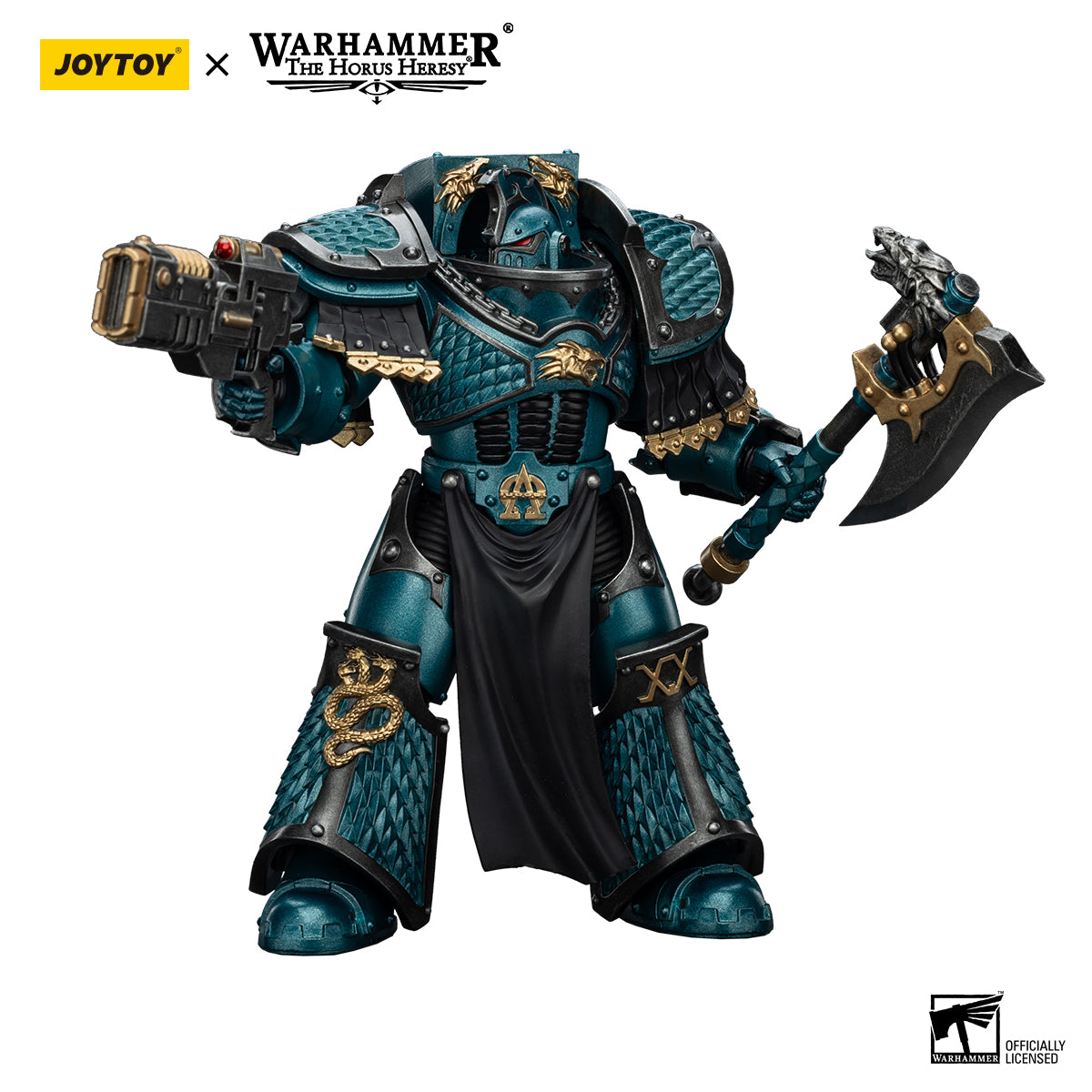 [IN STOCK]JOYTOY Warhammer 40K Action Figure 1/18 Alpha Legion Lernaean Terminator with Volkite Charger