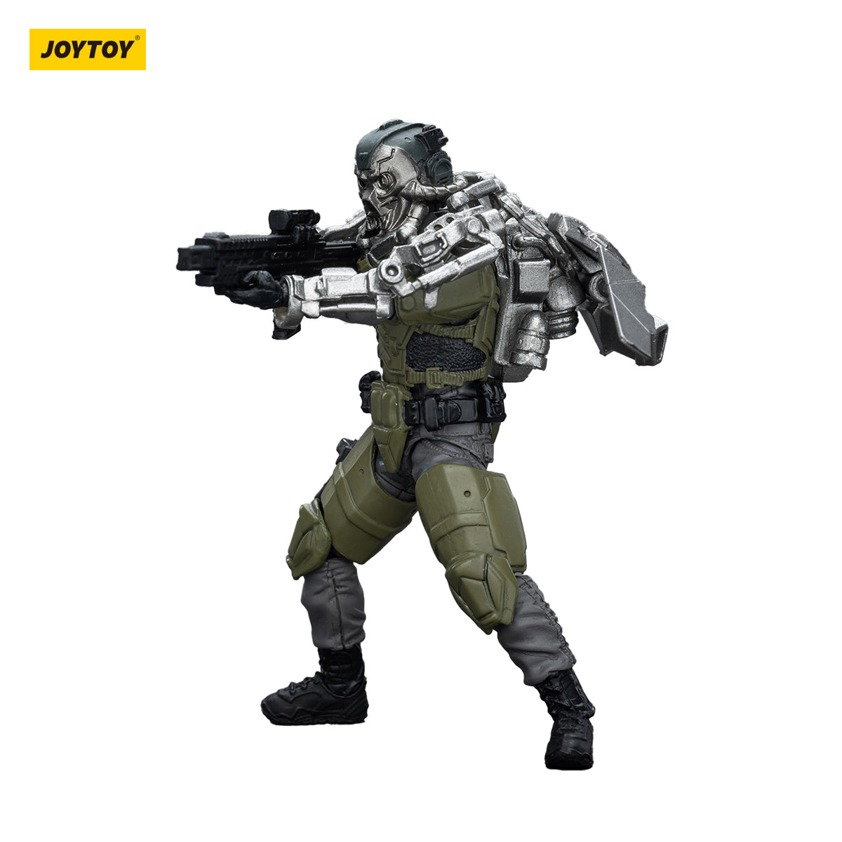JOYTOY Action Figure 1/18 Army Builder Promotion Pack Figure 29 - Lone Wolf with Exoskeleton Model Birthday Gifts 
