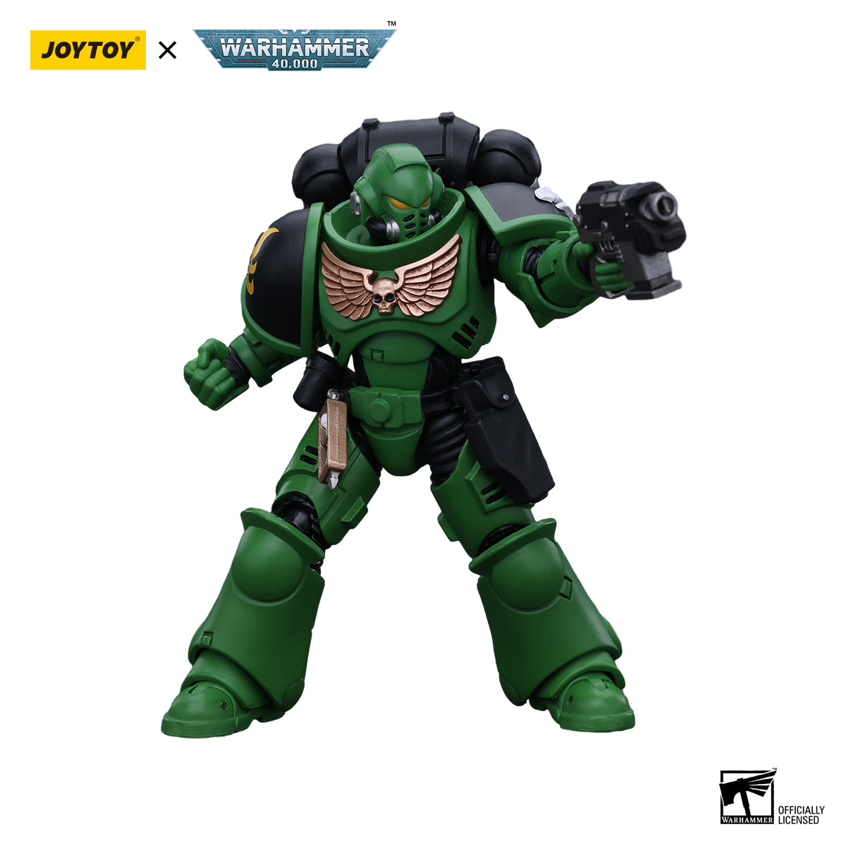 JOYTOY Warhammer 40K 1/18 Action Figure Salamanders Intercessors Brother Haecule JT5222