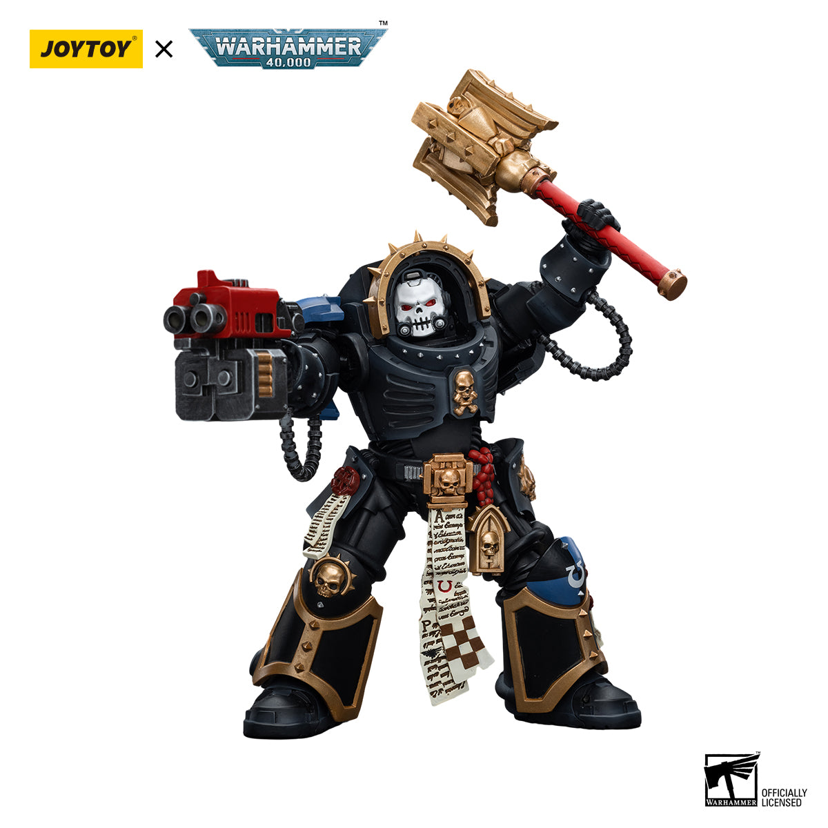 [IN STOCK]JOYTOY Warhammer 40K Action Figure 1/18 Ultramarines Chaplain in Terminator Armour