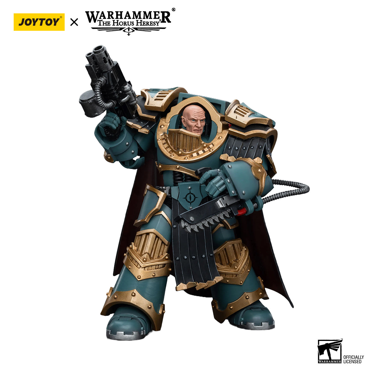 JOYTOY Action Figure 1/18 Sons of Horus Legion Praetor in Cataphractii Terminator Armor Model Birthday Gifts 