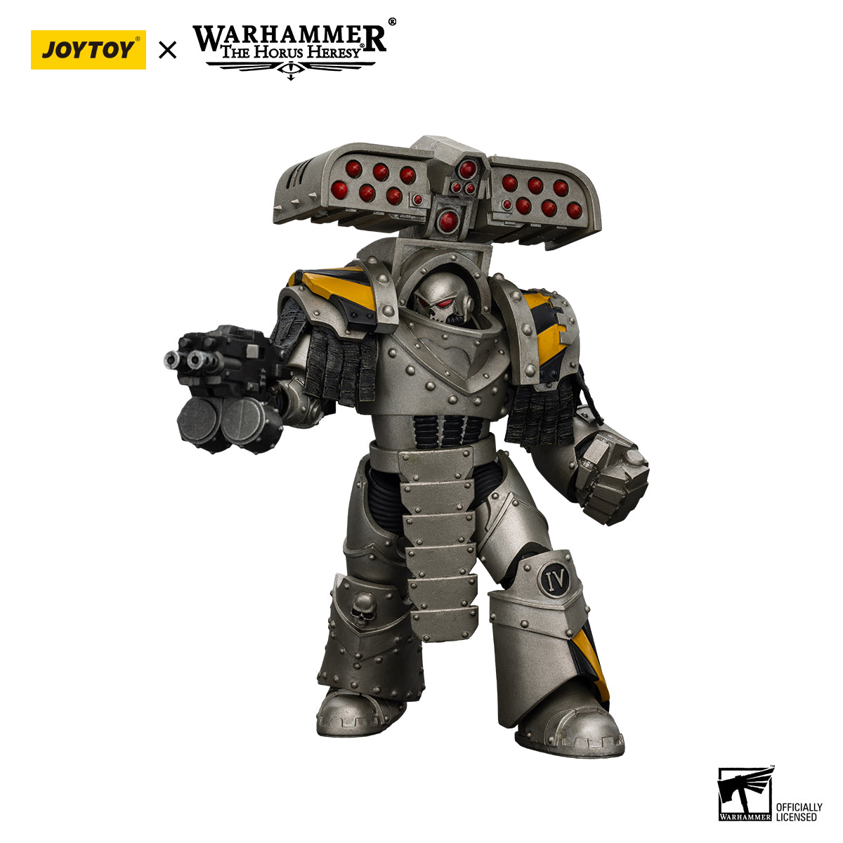 [IN STOCK]JOYTOY Warhammer 40K Action Figure 1/18 lron Warriors Tyrant Siege Master Terminator with Rocket launcher