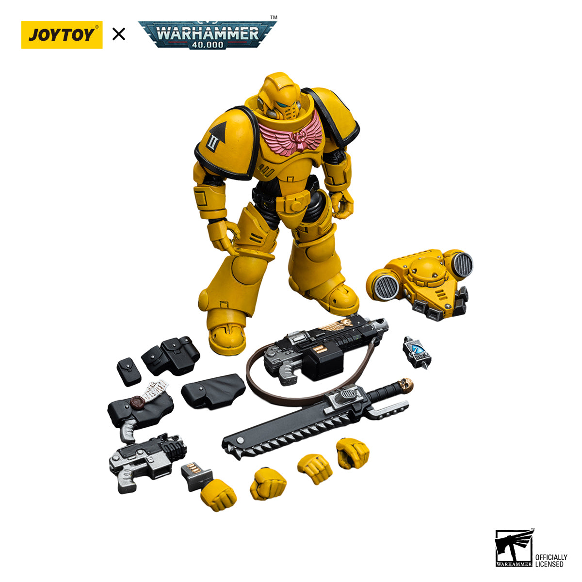 JOYTOY Action Figure 1/18 Imperial Fists Intercessors Model Birthday Gifts 