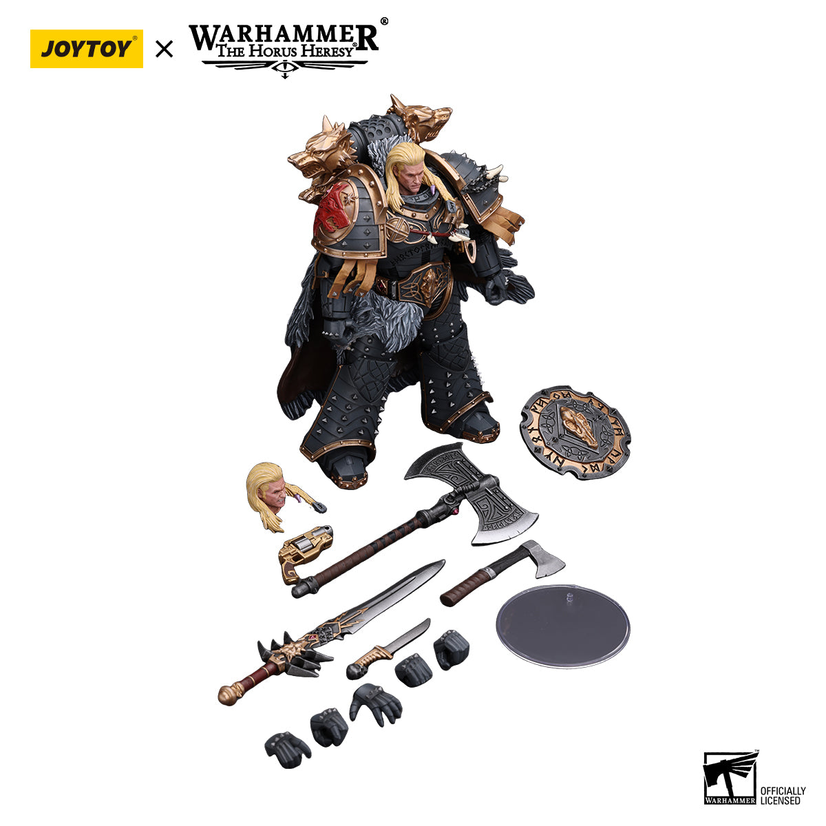[IN STOCK]JOYTOY Warhammer 40K Action Figure 1/18 Space Wolves Leman Russ Primarch of the VIth Legion