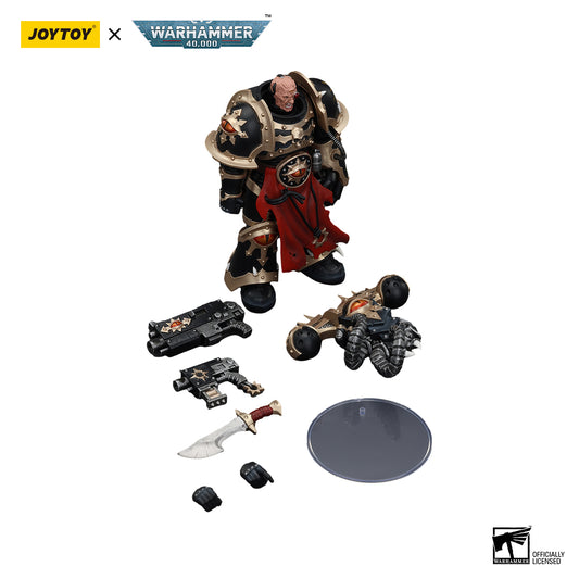 [IN STOCK]JOYTOY Warhammer 40K Action Figure 1/18 Chaos Space Marines Black Legion Chosen with Bolt Pistol and Power Fist
