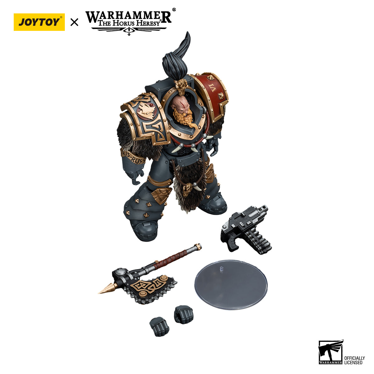 JOYTOY Action Figure 1/18 Space Wolves Varagyr Wolf Guard Squad Varagyr Terminator 3 Model Birthday Gifts 
