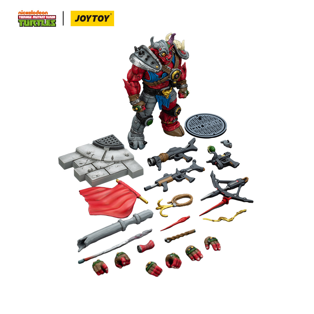 [IN STOCK]JOYTOY TMNT Action Figure 1/18 Groundchuck JT01512