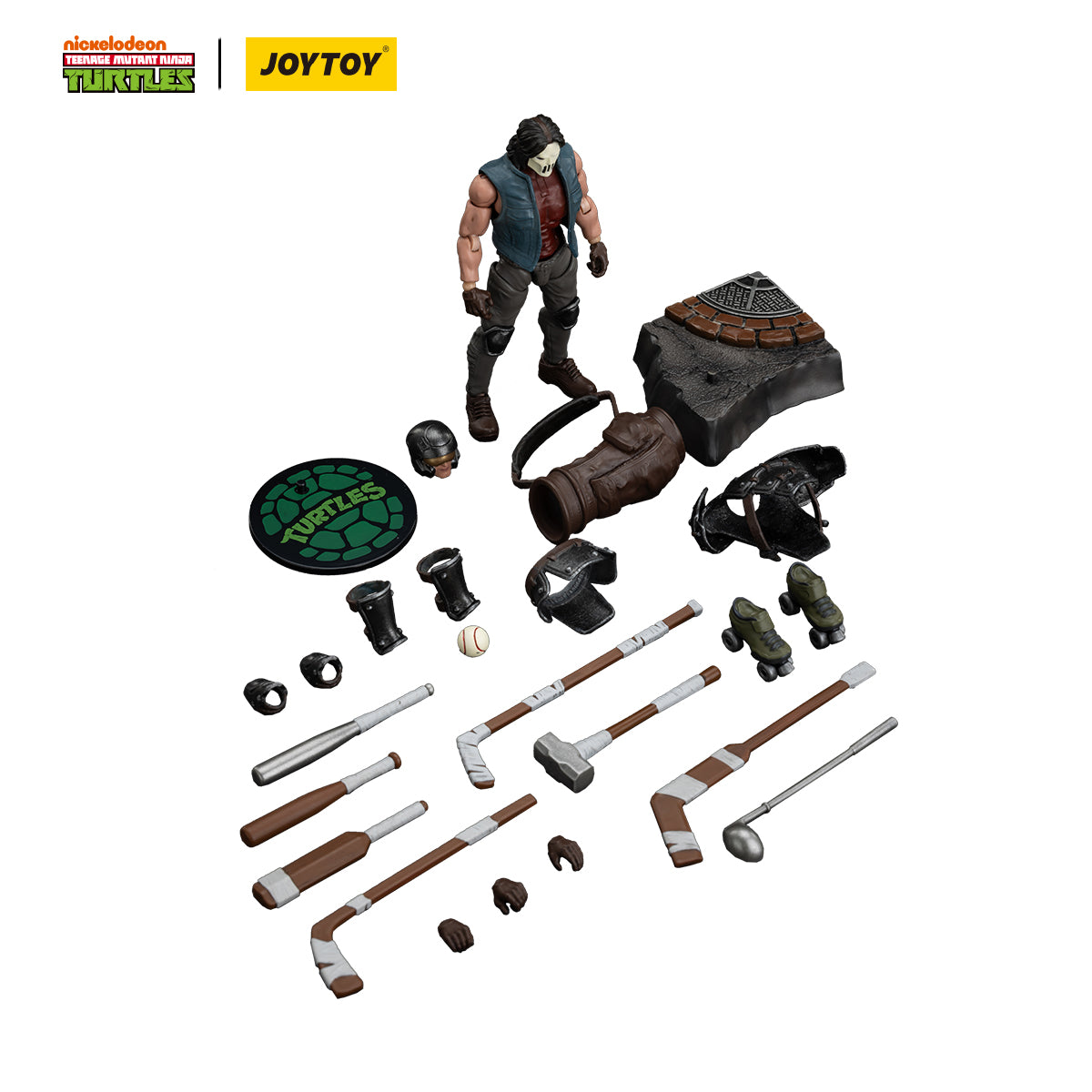 [IN STOCK] JOYTOY TMNT Action Figure 1/18 TMNT-Casey Jones JT01147