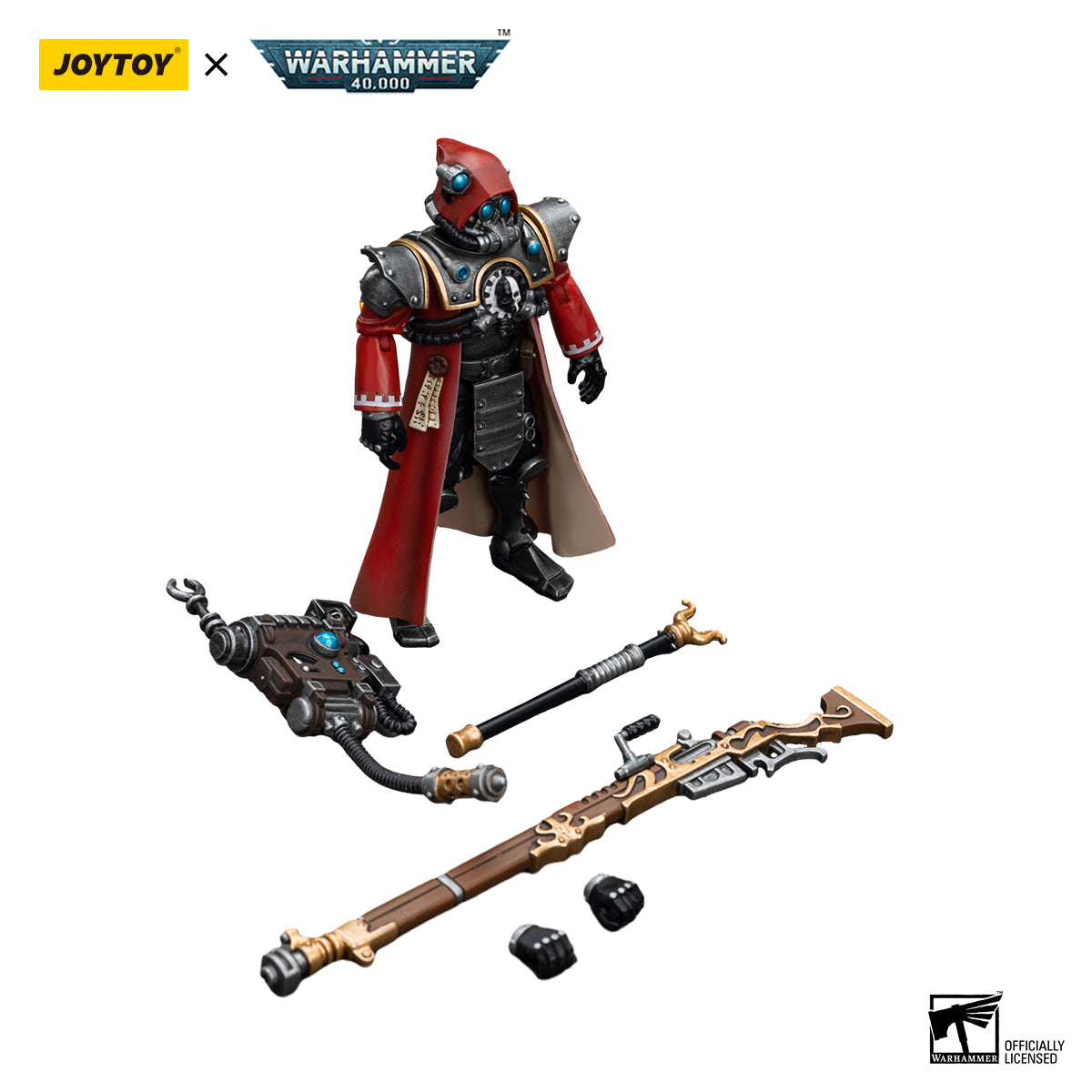 [IN STOCK]JOYTOY Warhammer 40K Action Figure 1/18 Adeptus Mechanicus Skitarii Ranger with Transuranic Arquebus