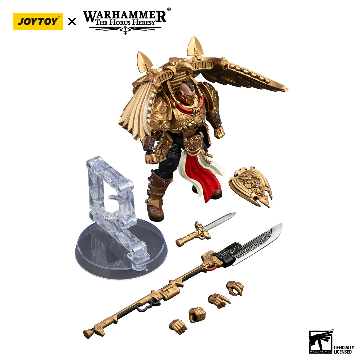 JOYTOY Action Figure 1/18 Legio Custodes Custodian Venatari Squad Venatari with Venatari Lance Model Birthday Gifts 