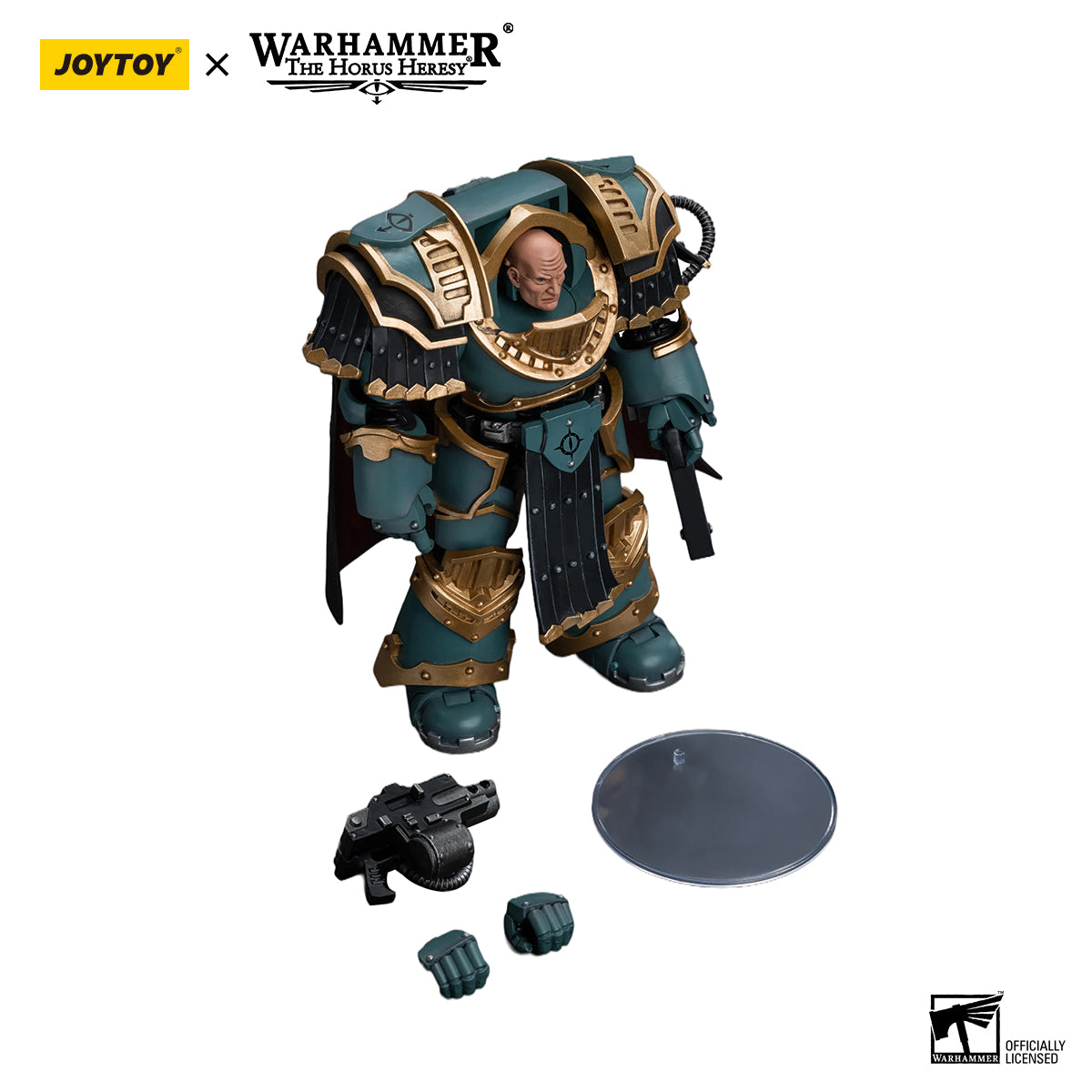 JOYTOY Action Figure 1/18 Sons of Horus Legion Praetor in Cataphractii Terminator Armor Model Birthday Gifts 