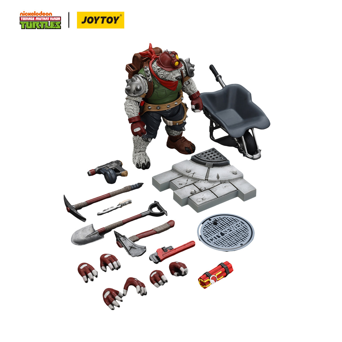 [IN STOCK]JOYTOY TMNT Action Figure 1/18 Dirtbag JT01505