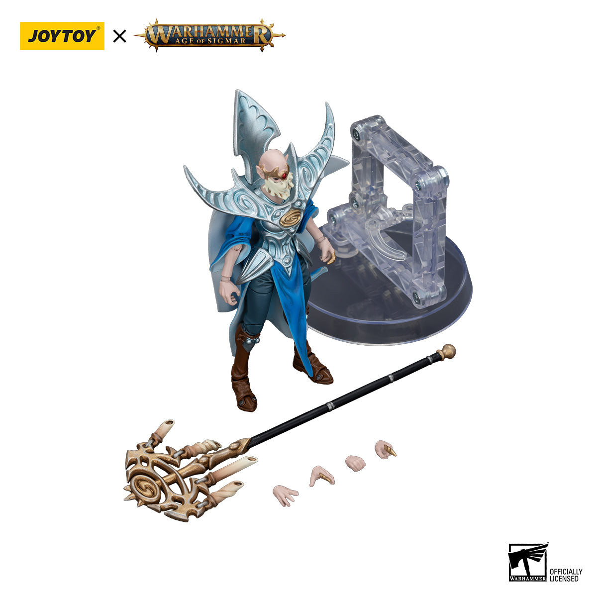 JOYTOY Action Figure 1/18 Warhammer AGE OF SIGMAR -Stormcast Eternals The Blacktalons Lorai, Child of the Abyss Model Birthday Gifts 