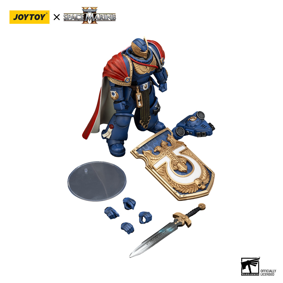 [IN STOCK]JOYTOY Warhammer 40K Action Figure 1/18 Ultramarines Victrix Honour Guard with Storm Shield And Power Sword
