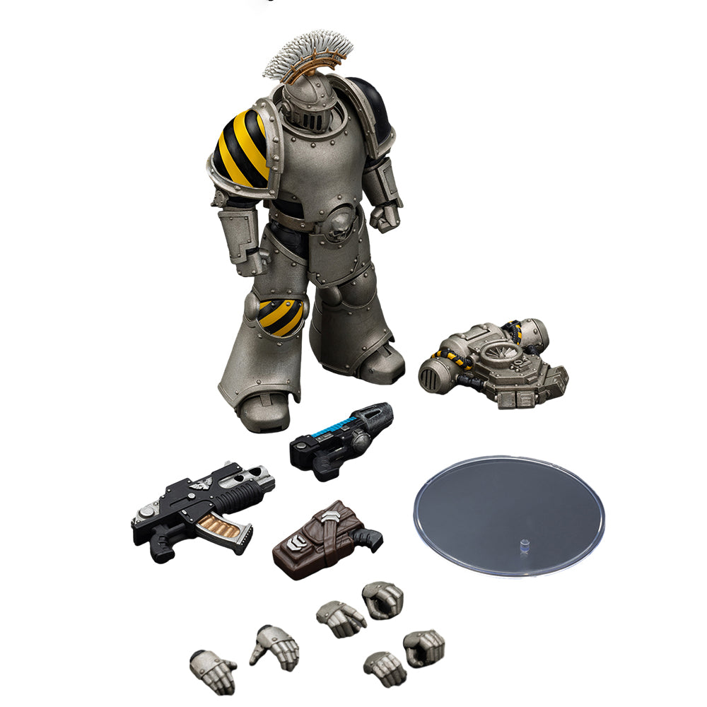 JOYTOY Warhammer 40,000 The Horus Heresy 1/18 Action Figure-Iron Warriors MKlll Tactical Sergeant Collection Model Birthday Gift