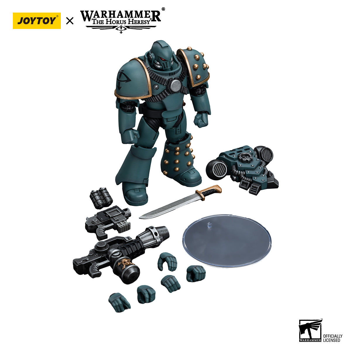 JOYTOY Action Figure 1/18 MKIV Tactical Squad Legionary with Flamer Model Birthday Gifts 