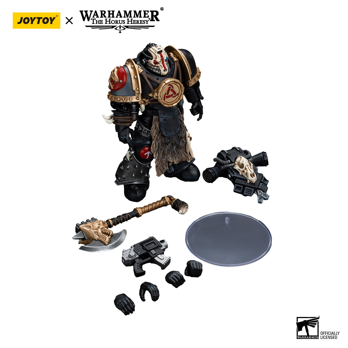 JOYTOY Action Figure 1/18 Space Wolves Deathsworn Pack Deathsworn 1 Model Birthday Gifts 