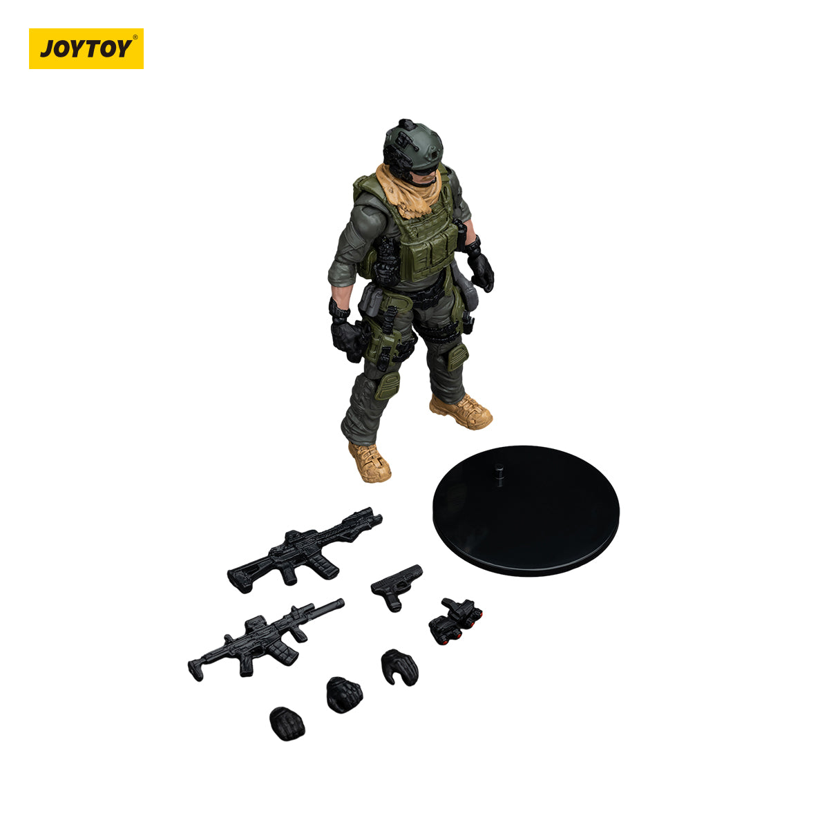 JOYTOY Action Figure 1/18 Nato Defense Forces 13Th Assault Squad Assault Trooper Model Birthday Gifts 