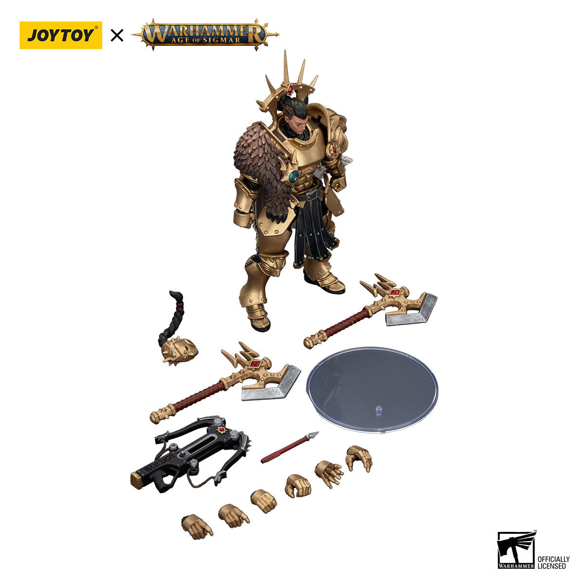 JOYTOY Action Figure 1/18 Warhammer AGE OF SIGMAR -Stormcast Eternals The Blacktalons Neave Blacktalon Model Birthday Gifts 