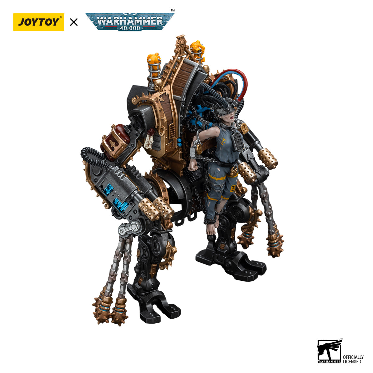[IN STOCK] JOYTOY Warhammer 40,000 Action Figure 1/18 Adepta Sororitas Penitent Engine with Penitent Flails  JT9442