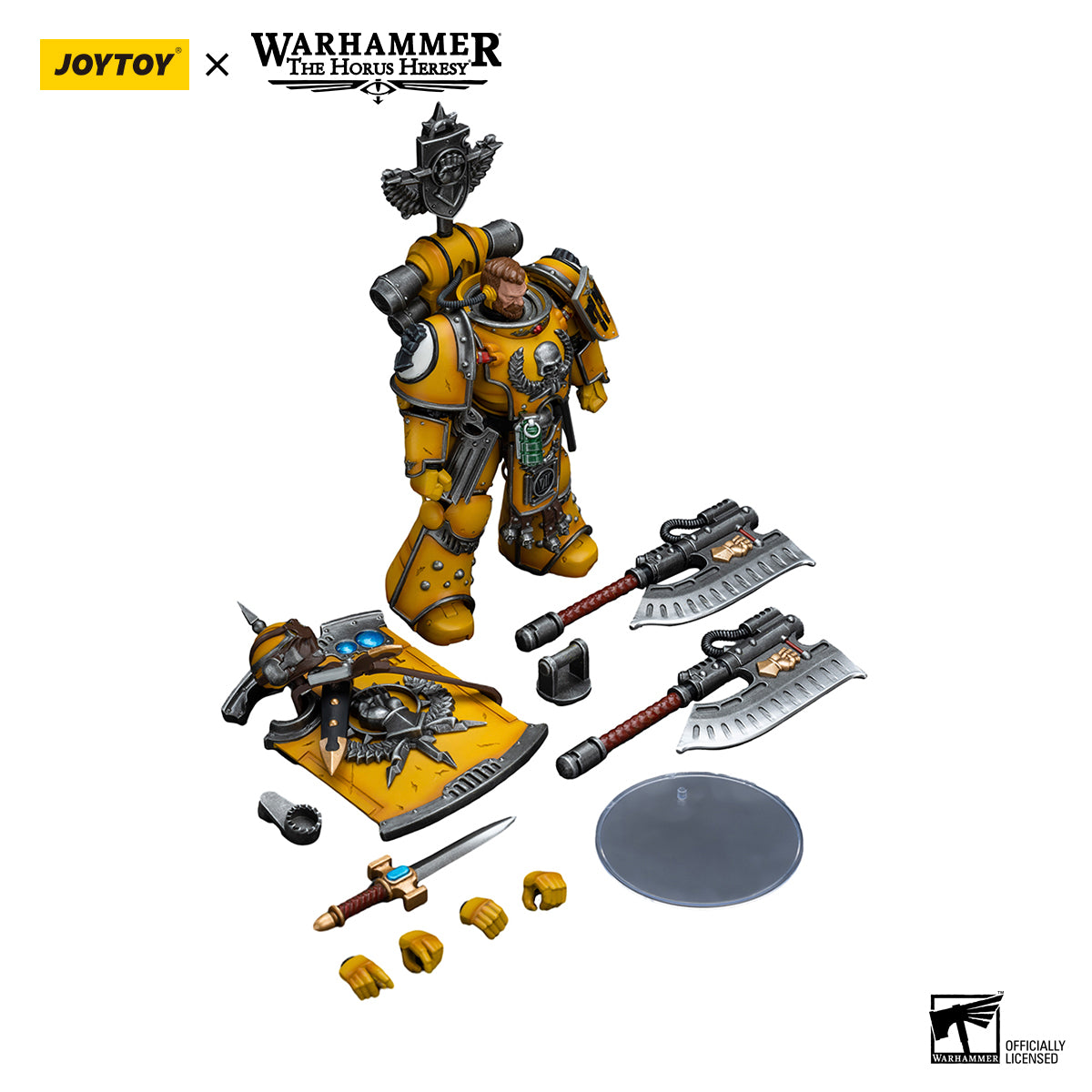 [IN STOCK]JOYTOY Warhammer 40K Action Figure 1/18 Imperial Fists Fafnir Rann JT9145