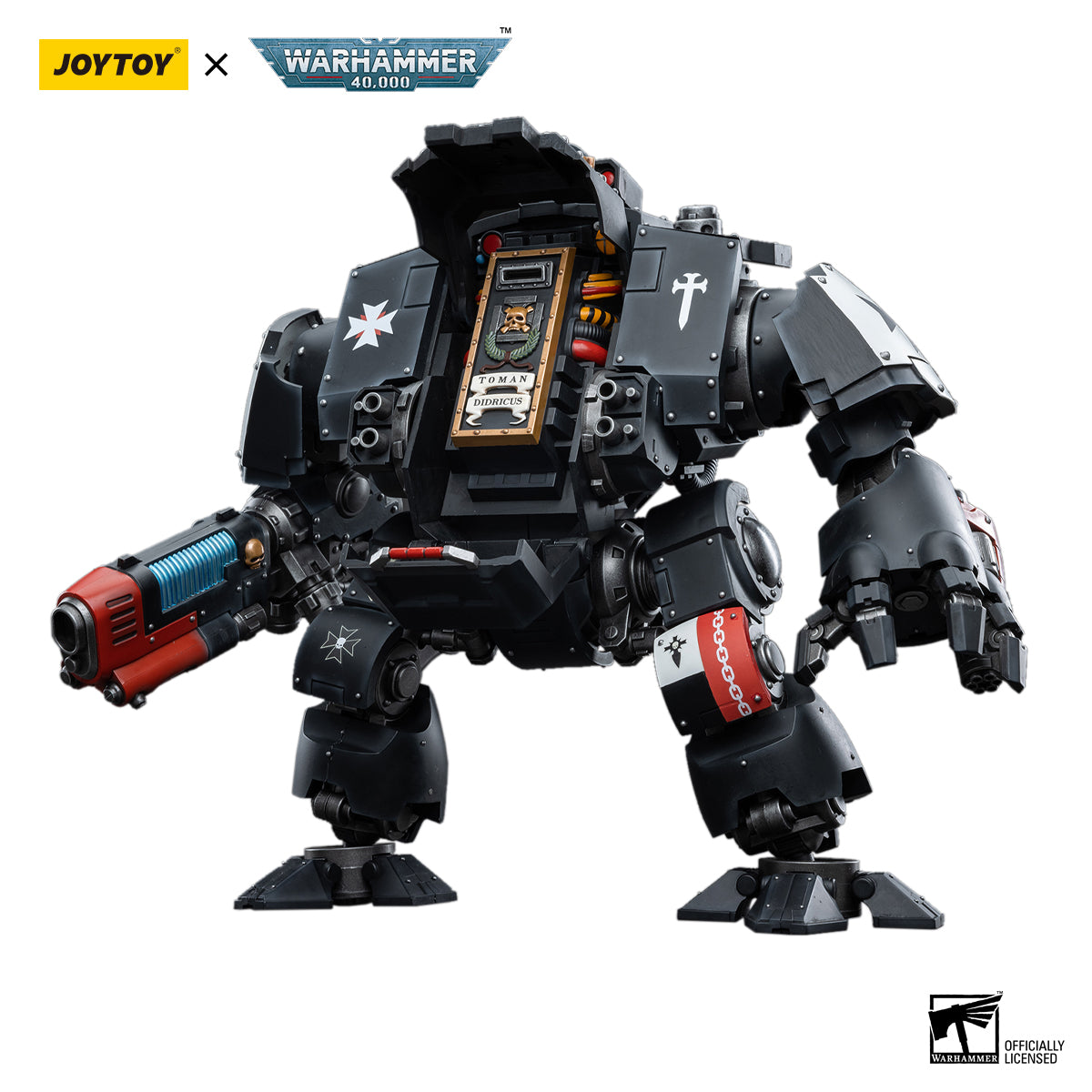 [IN STOCK]JOYTOY Warhammer 40K Action Figure 1/18 Black Templars Redemptor Dreadnought