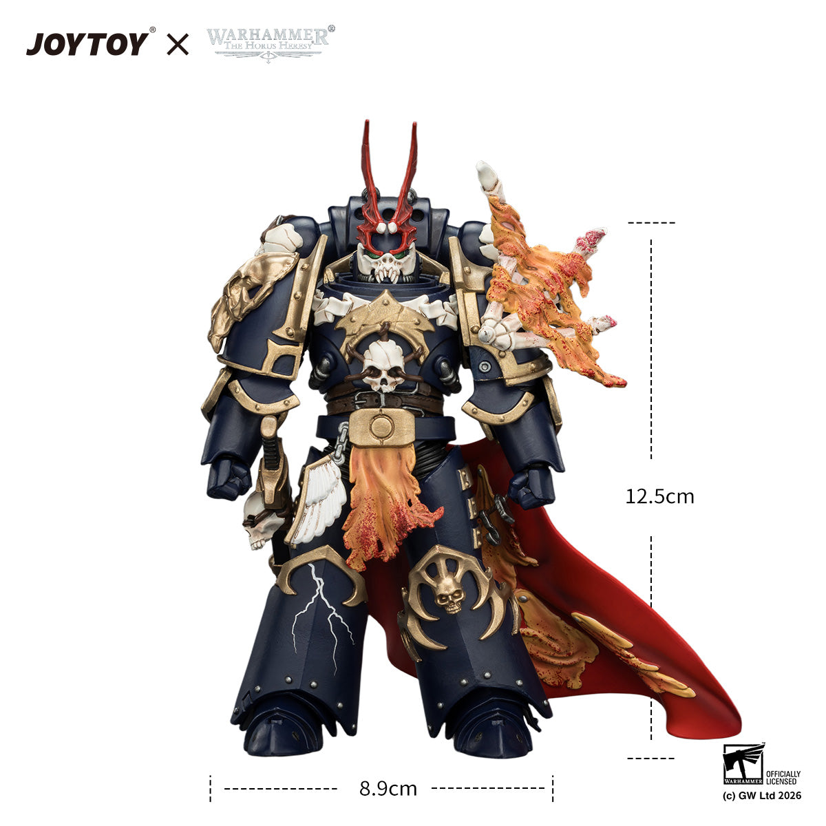 JOYTOY Warhammer Night Lords Sevatar, First Captain of the Night Lords The Prince of Crows  Collection Model Birthday Gifts