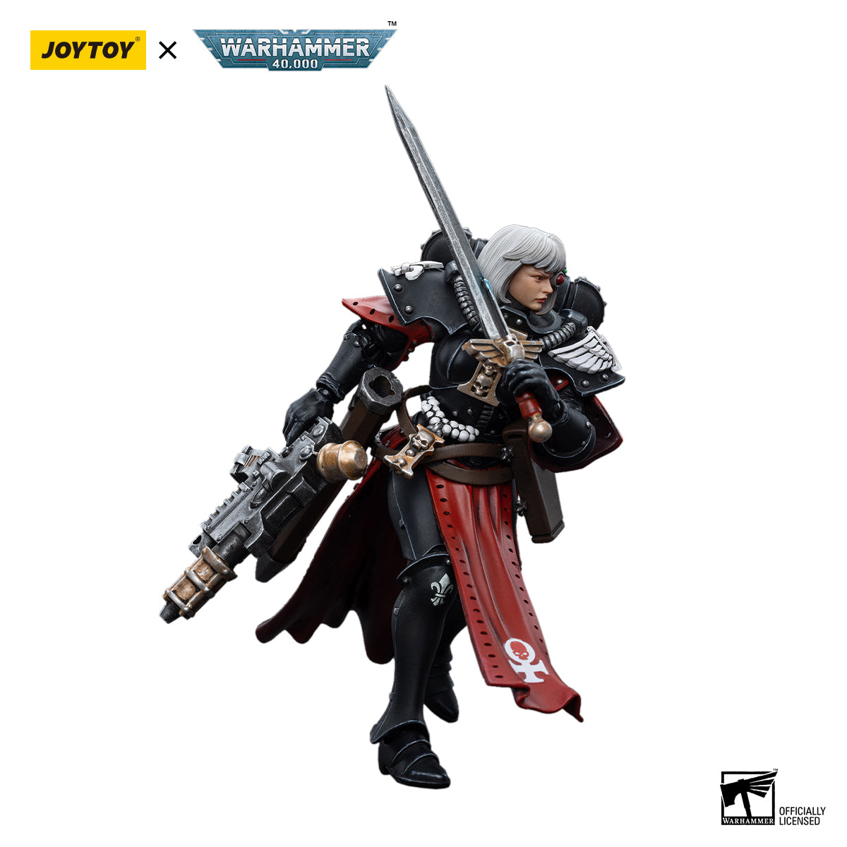 [IN STOCK]JOYTOY Warhammer 40K Action Figure 1/18 Adepta Sororitas Imagifier Sister Saelon，Adepta Sororitas Battle Sister Sister Noyalle-Sister Superior Kassia-Sister Jurel-Sister Ludwenna 5PCS