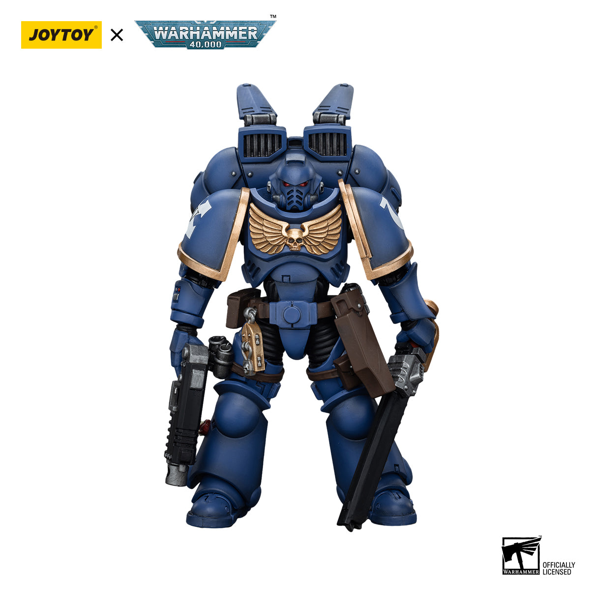 JOYTOY Action Figure 1/18 Ultramarines Jump Pack Intercessors Intercessor 2 Model Birthday Gifts