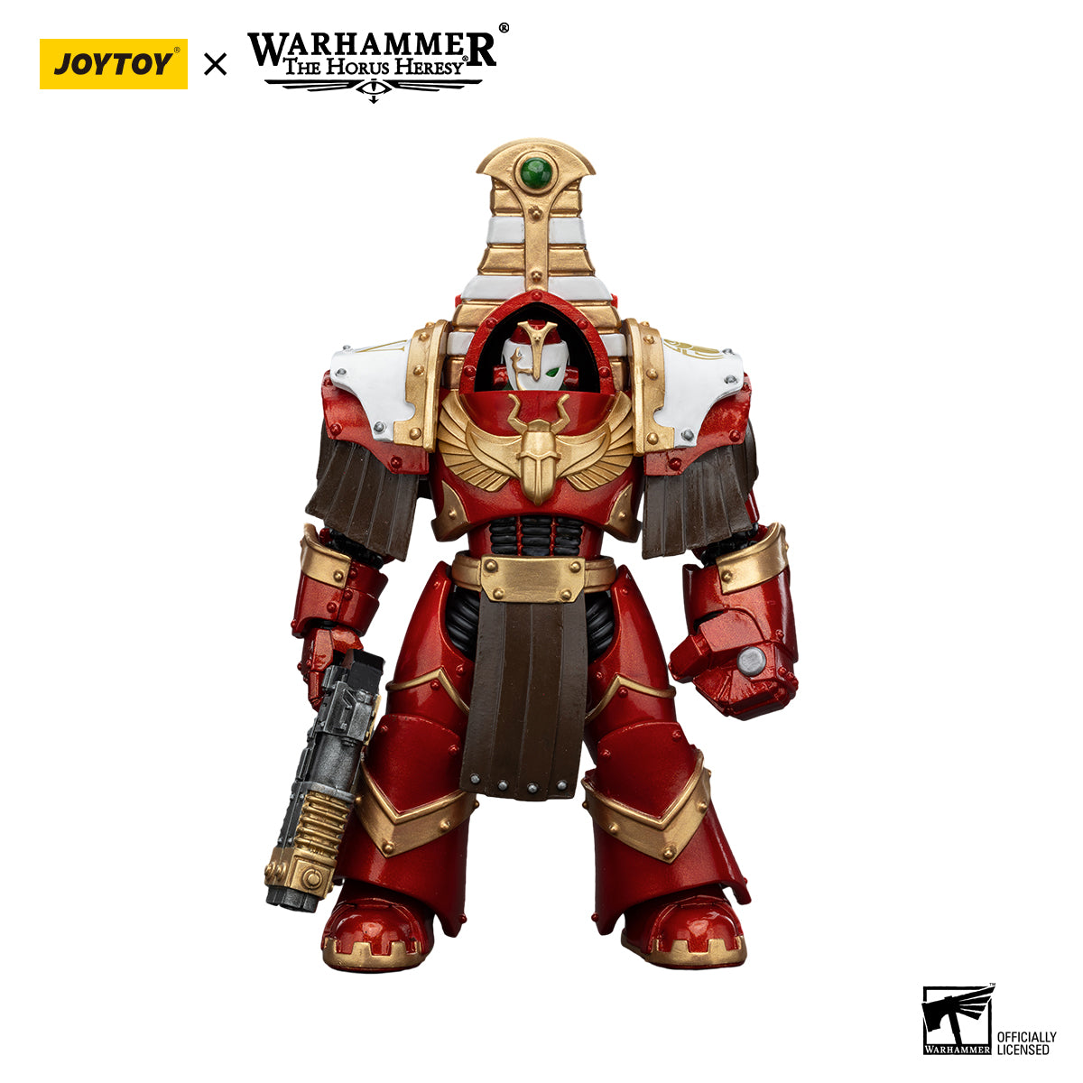JOYTOY Action Figure 1/18 Thousand Sons Sekhmet Terminator Cabal Sekhmet Volkite Charger And Power Fist Model Birthday Gifts 