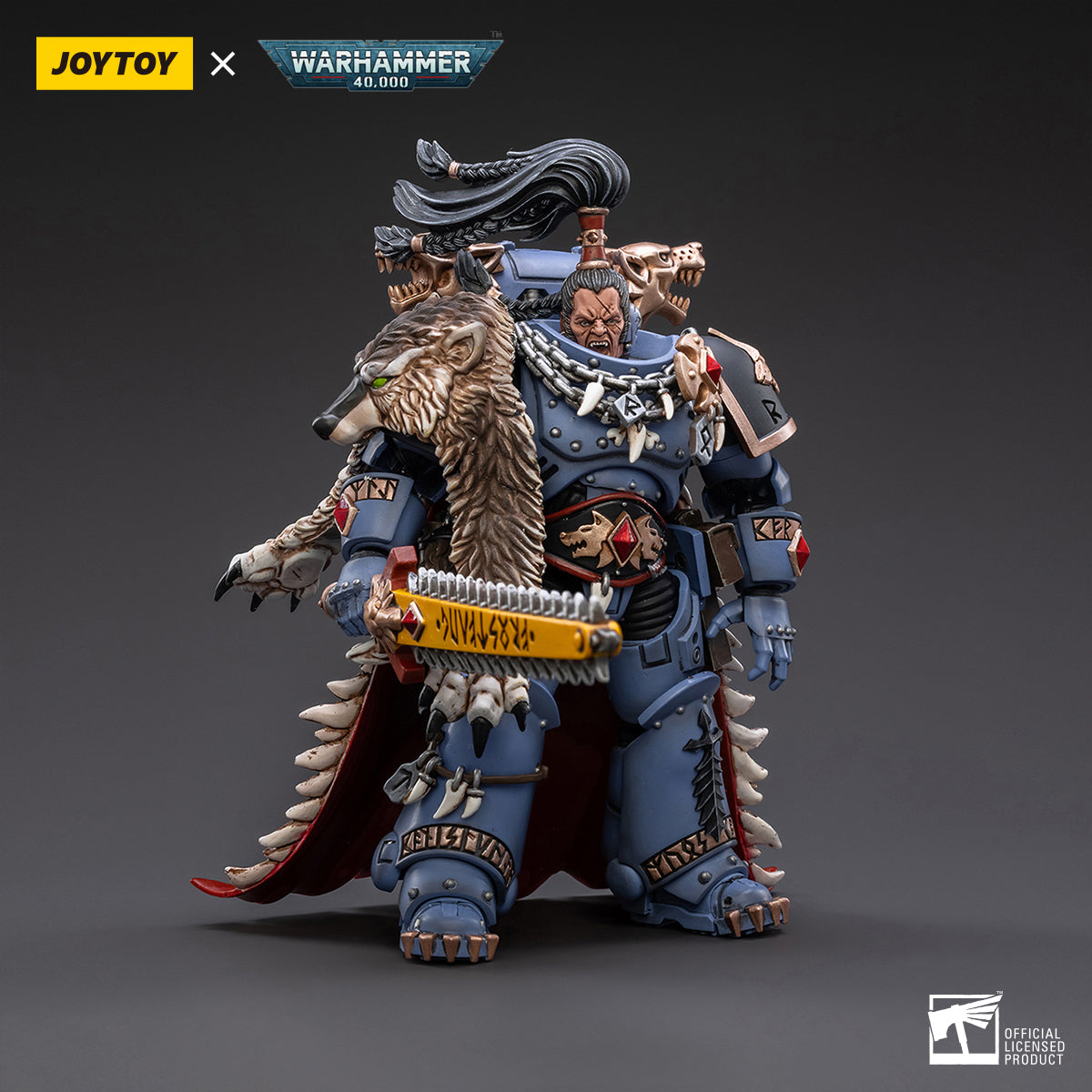 [IN STOCK]JOYTOY Warhammer 40K Action Figure 1/18 Space Wolves Ragnar Blackmane
