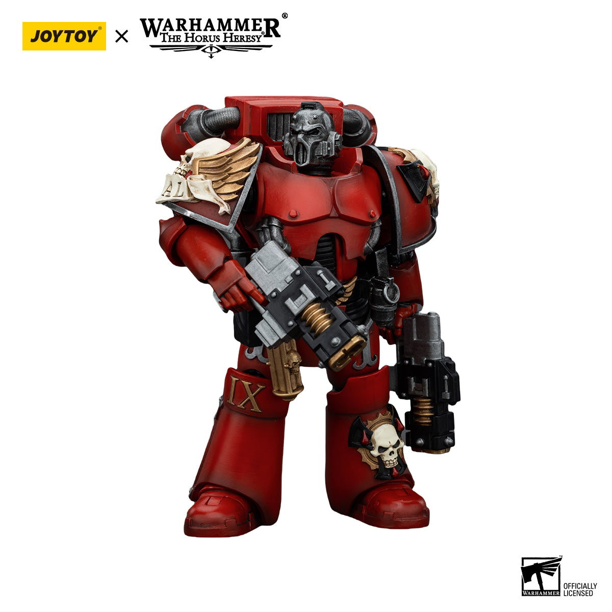 JOYTOY Action Figure 1/18 Blood Angels Angel's Tears Squad Erelim with Volkite Serpentas Model Birthday Gifts 