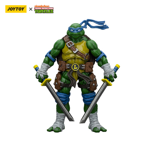 [IN STOCK] JOYTOY TMNT Action Figure 1/18 TMNT-Leonardo Anime Military Model Toys JT6892