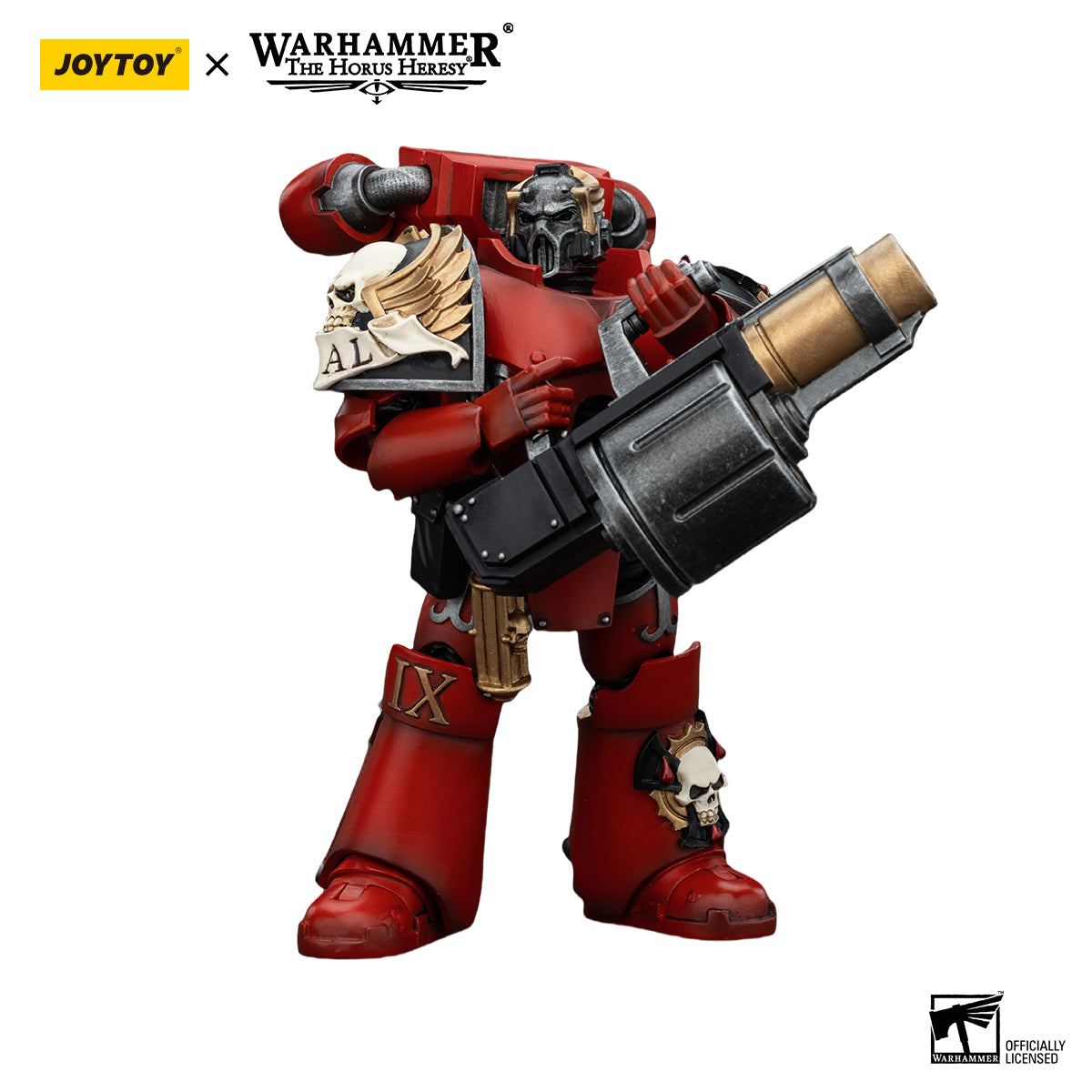 JOYTOY Action Figure 1/18 Blood Angels Angel's Tears Squad Arch-Erelim with Angel's Tears Grenade Launcher Model Birthday Gifts 