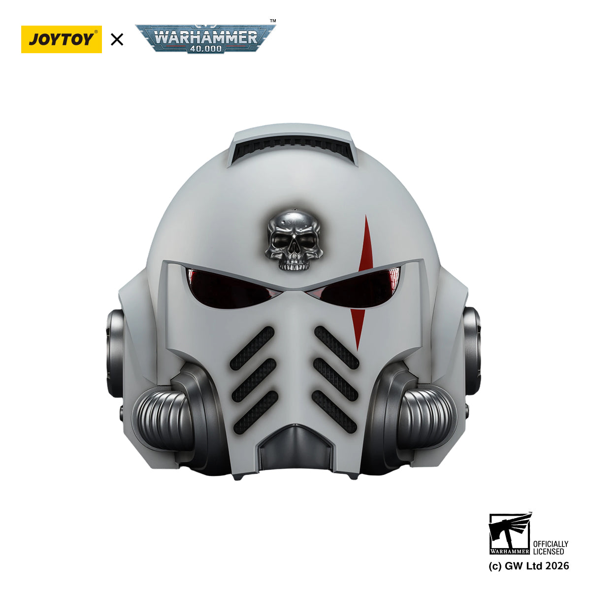 JOYTOY Warhammer 40k  Action Figure 1/1 White Scars MkX Helmet  Assault Anime Military Model Toys JT04094