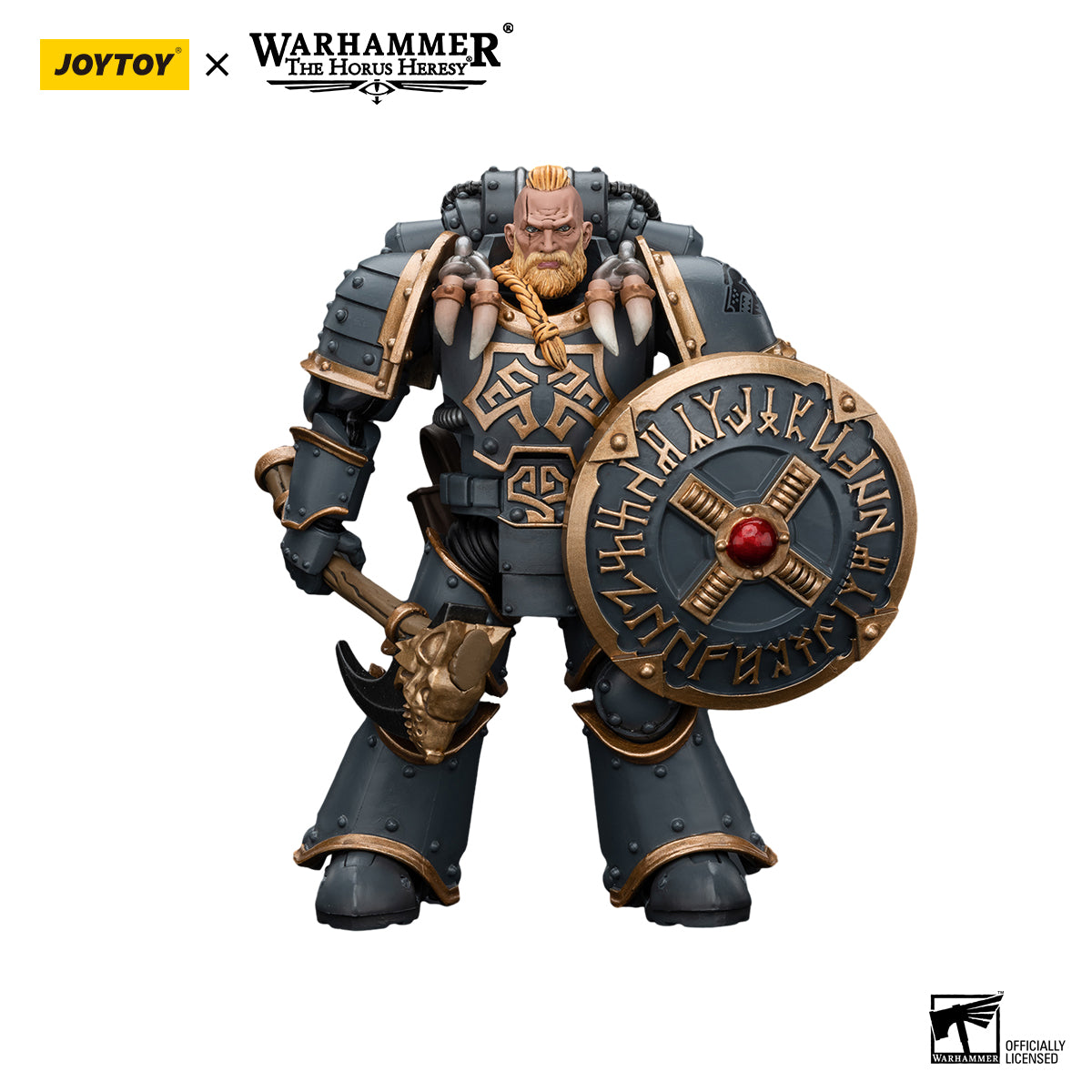 JOYTOY Action Figure 1/18 Space Wolves Gray Slayer Pack Gray Slayer 1 Model Birthday Gifts 