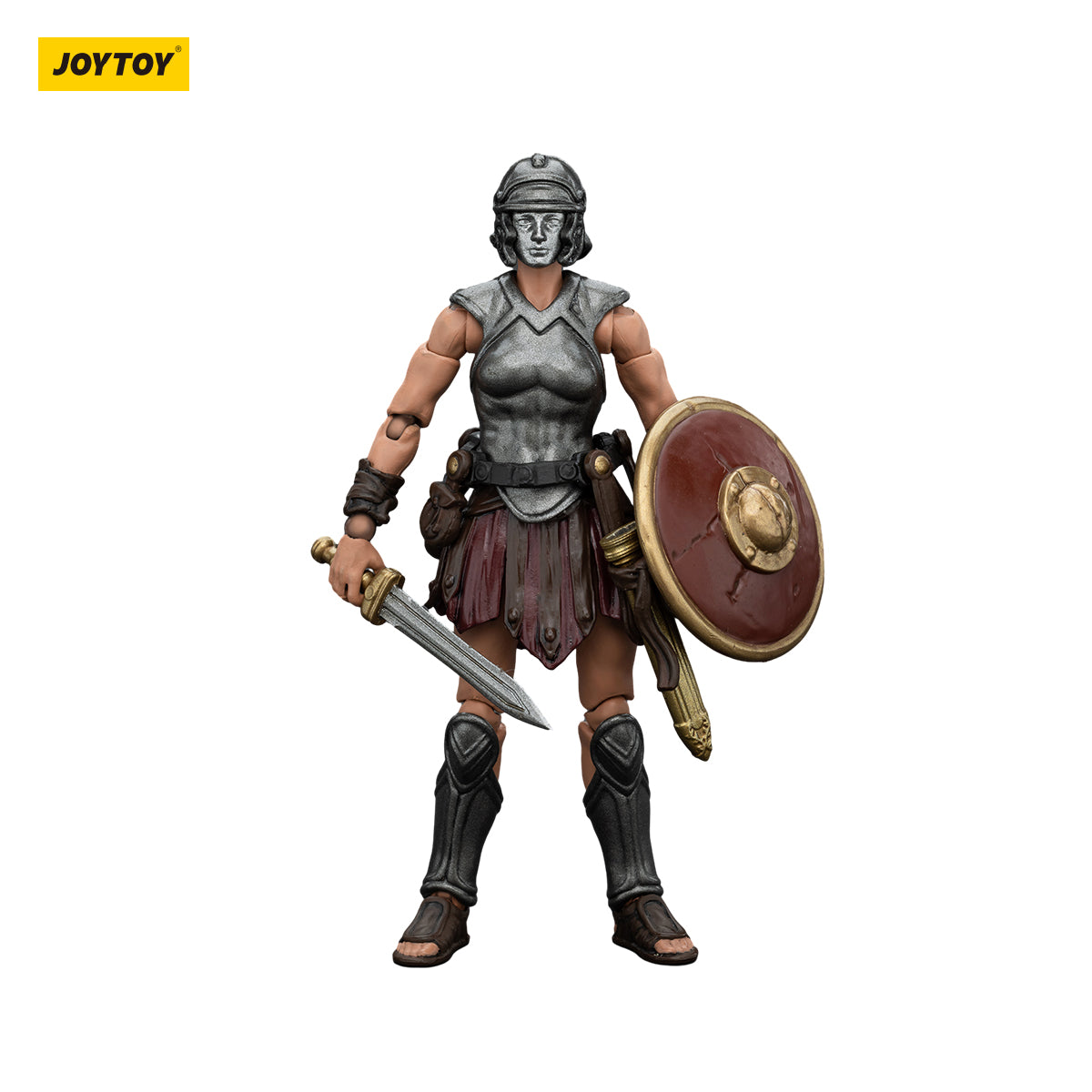 JOYTOY Action Figure 1/18 Roman Republic Legionary Light Infantry Sword and Shield Female Model Birthday Gifts 