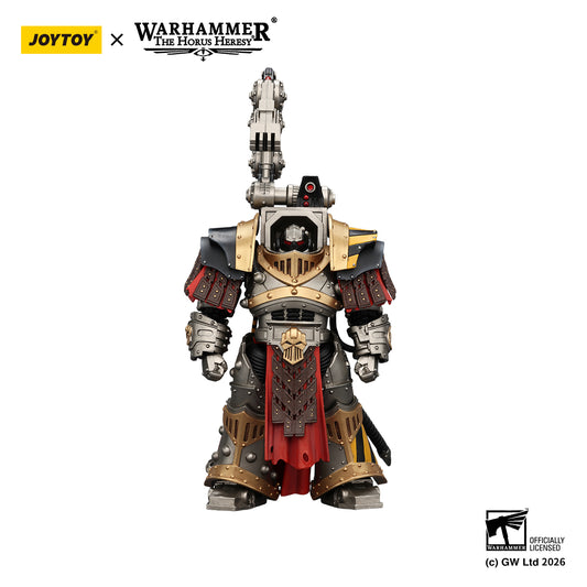 JOYTOY Warhammer Action Figure Iron Warriors Warsmithwith  Graviton Crusher Hammer Collection Model Birthday Gifts