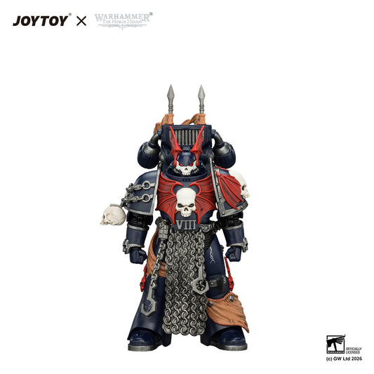 JOYTOY Warhammer  Night Lords Legion Praetor with Jump pack Collection Model Birthday Gifts