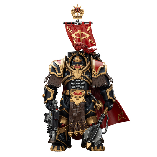 JOYTOY Warhammer The Horus Heresy 1/18 Action Figure Sons of Horus Legion Cataphractii Praetor with Combi-Melta and Power Maul Collection Model 15Age+ Birthday Gift Pre-Order