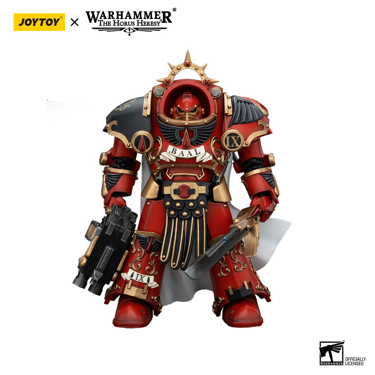 JOYTOY Action Figure 1/18 Blood Angels Legion Praetor in Tartaros Terminator Armor Model Birthday Gifts 