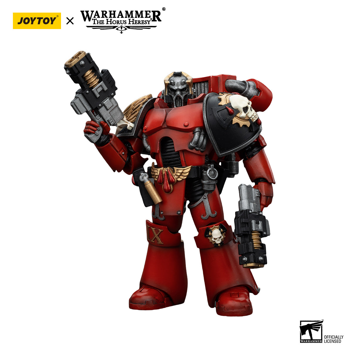 JOYTOY Action Figure 1/18 Blood Angels Angel's Tears Squad Arch-Erelim with Volkite Serpentas Model Birthday Gifts 