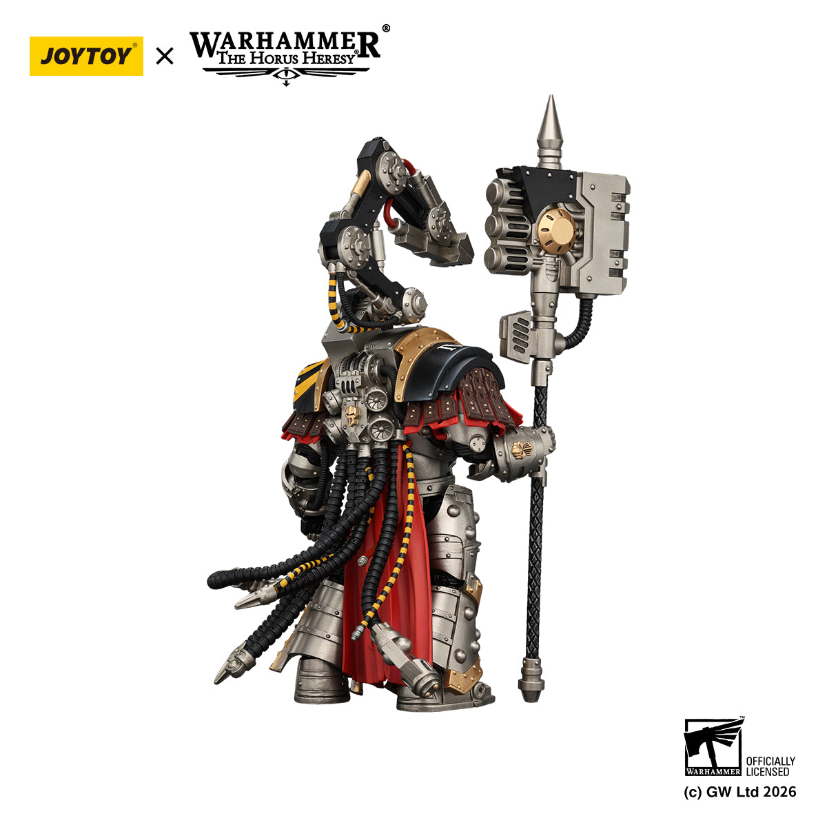 JOYTOY Warhammer Action Figure Iron Warriors Warsmithwith  Graviton Crusher Hammer Collection Model Birthday Gifts
