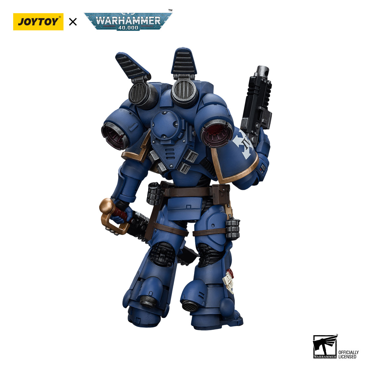 JOYTOY Action Figure 1/18 Ultramarines Jump Pack Intercessors Intercessor 2 Model Birthday Gifts