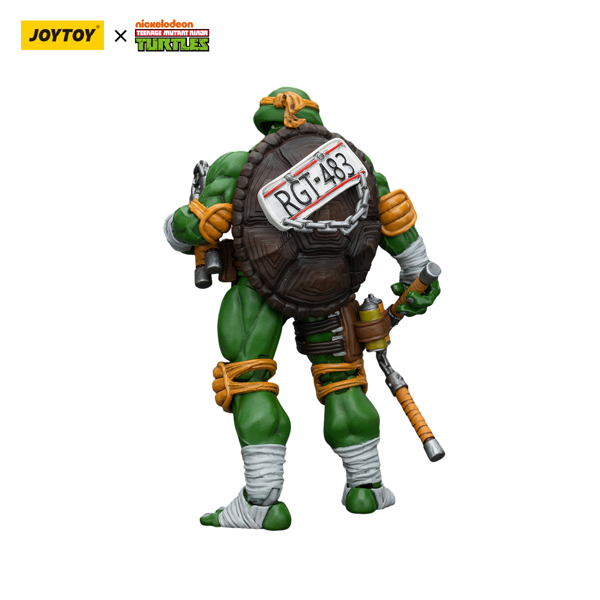 [IN STOCK] JOYTOY TMNT Action Figure 1/18 TMNT-Michelangelo Anime Military Model Toys JT6144