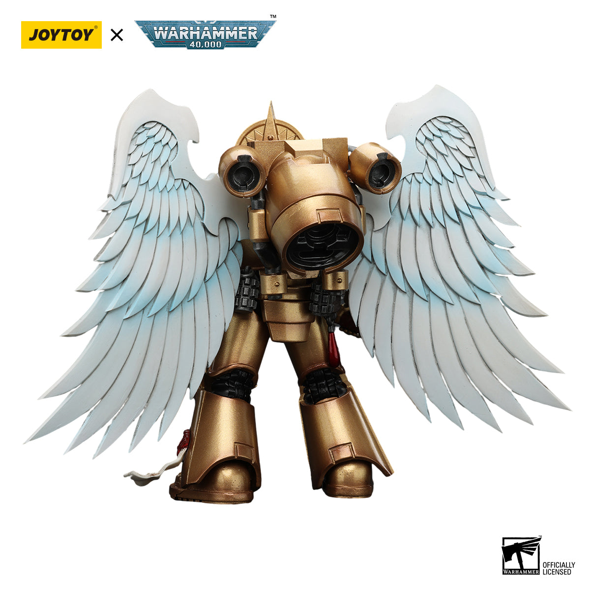 JOYTOY Action Figure 1/18 Blood Angels Sanguinary Guard with Encarmine Sword 2 Model Birthday Gifts 