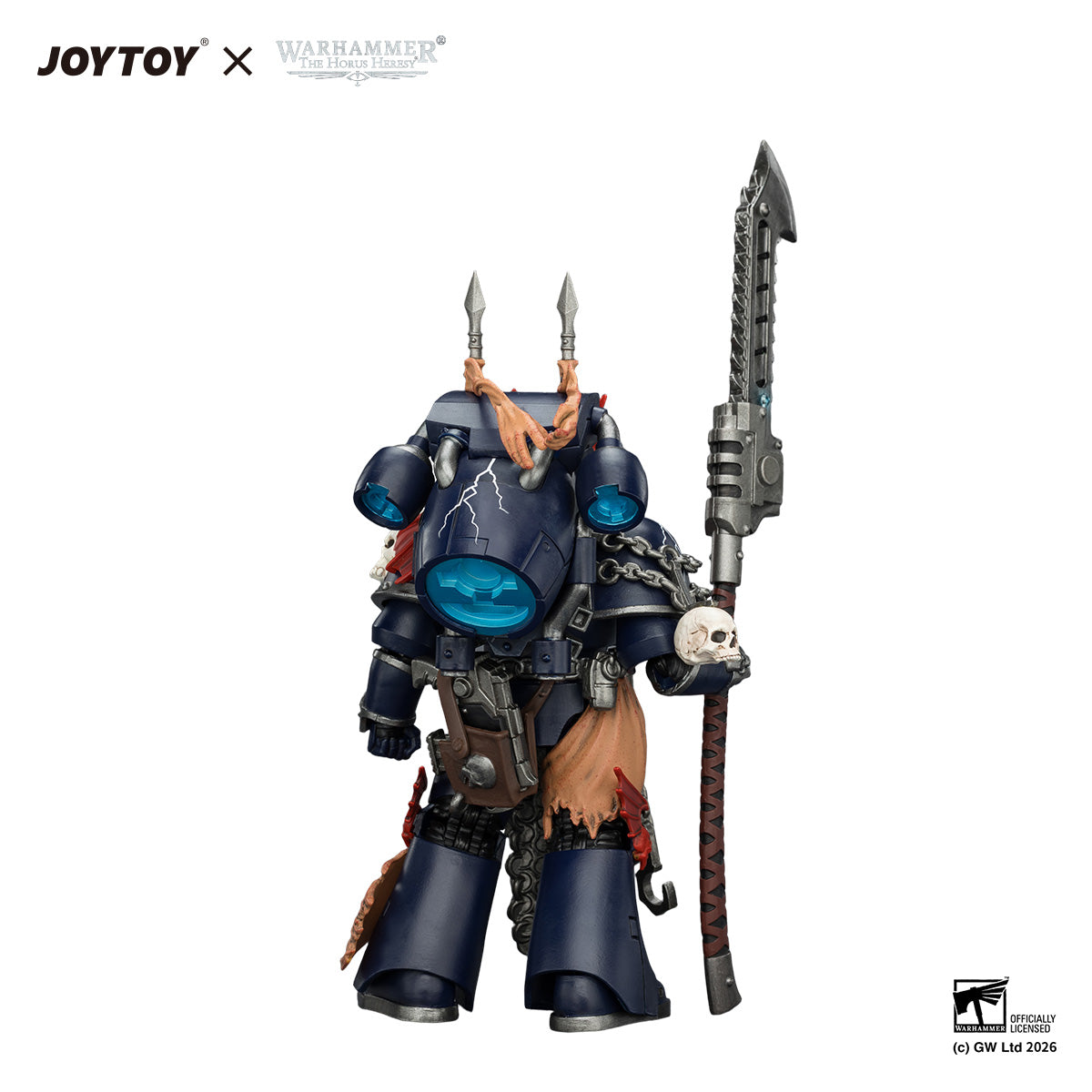 JOYTOY Warhammer  Night Lords Legion Praetor with Jump pack Collection Model Birthday Gifts
